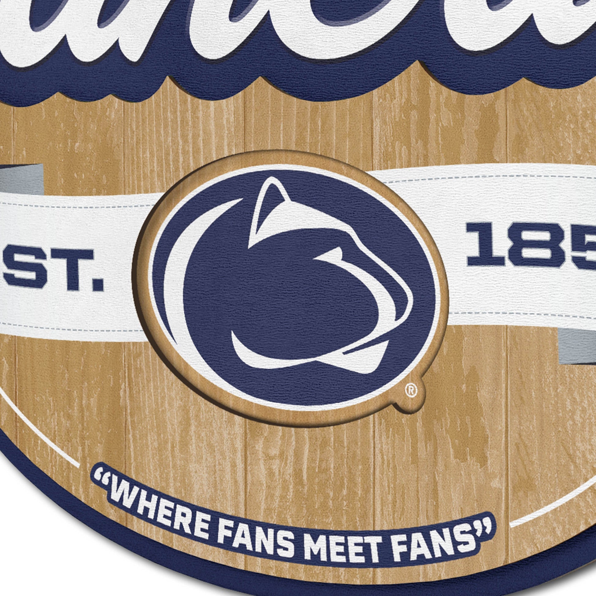 Penn State Nittany Lions Fan Cave Sign Alt 3