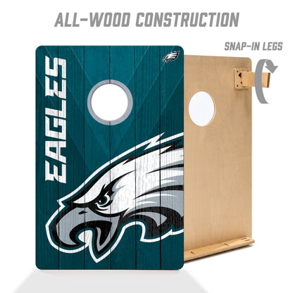 NFL Philadelphia Eagles 2' X 3' All-Wood Cornhole Set - Alt 2