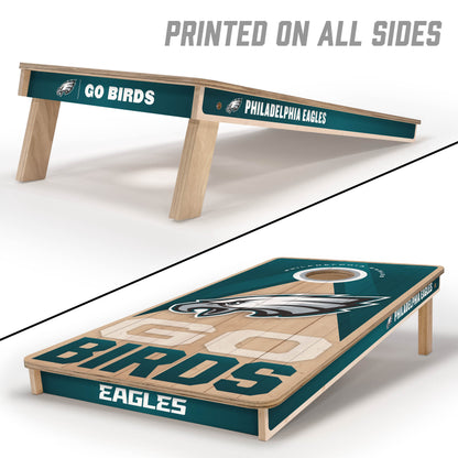 NFL Philadelphia Eagles 2' x 4' Slogan Series Cornhole