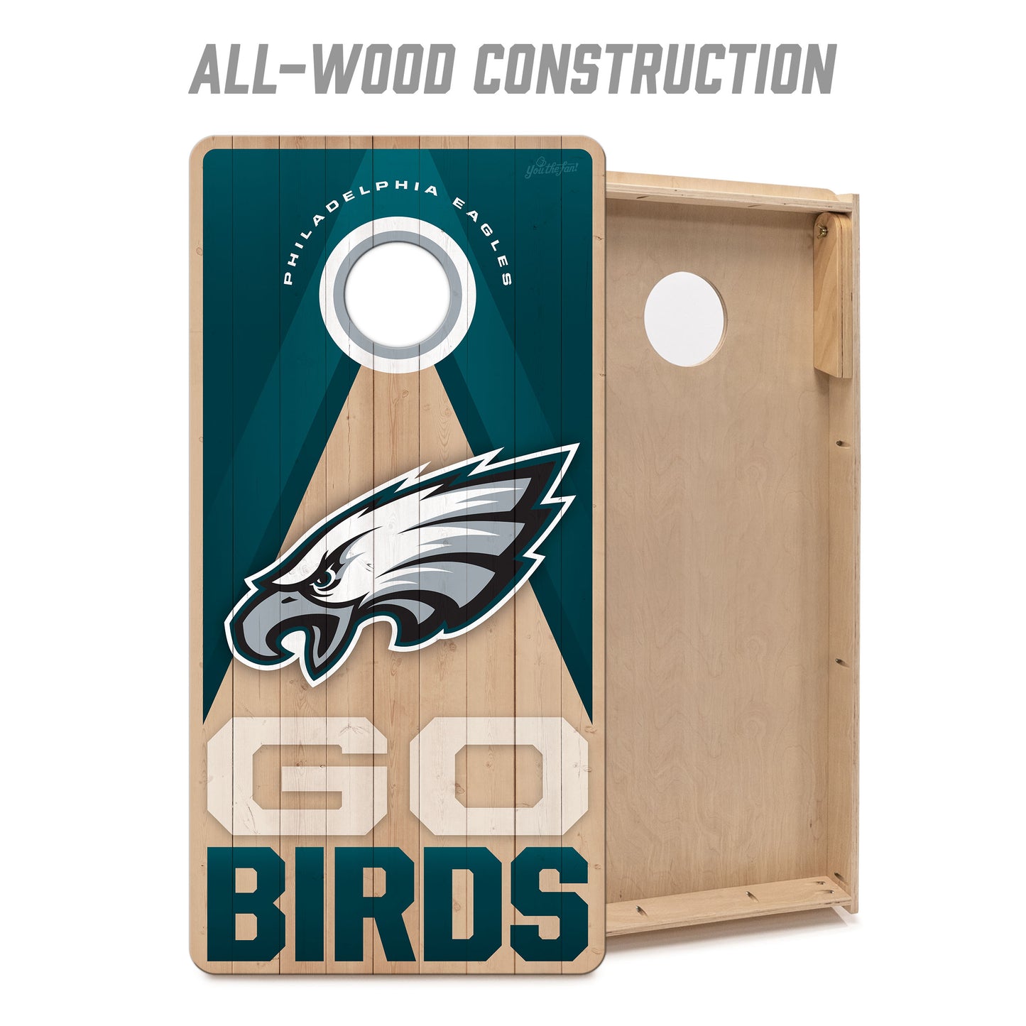 NFL Philadelphia Eagles 2' x 4' Slogan Series Cornhole