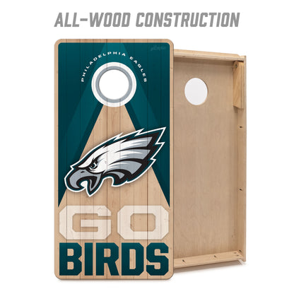 NFL Philadelphia Eagles 2' x 4' Slogan Series Cornhole