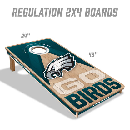NFL Philadelphia Eagles 2' x 4' Slogan Series Cornhole