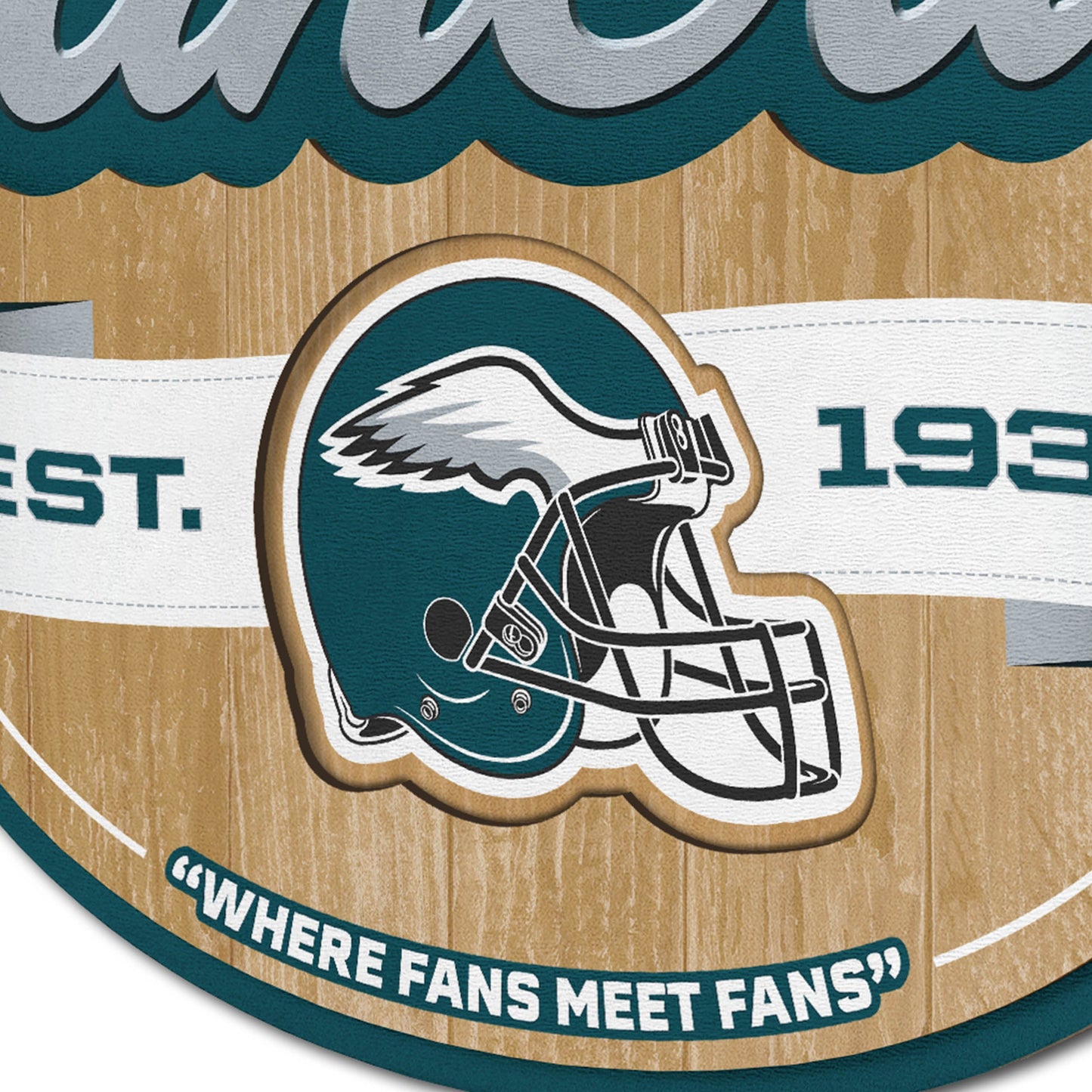 Philadelphia Eagles Fan Cave Wall Art Alt 3