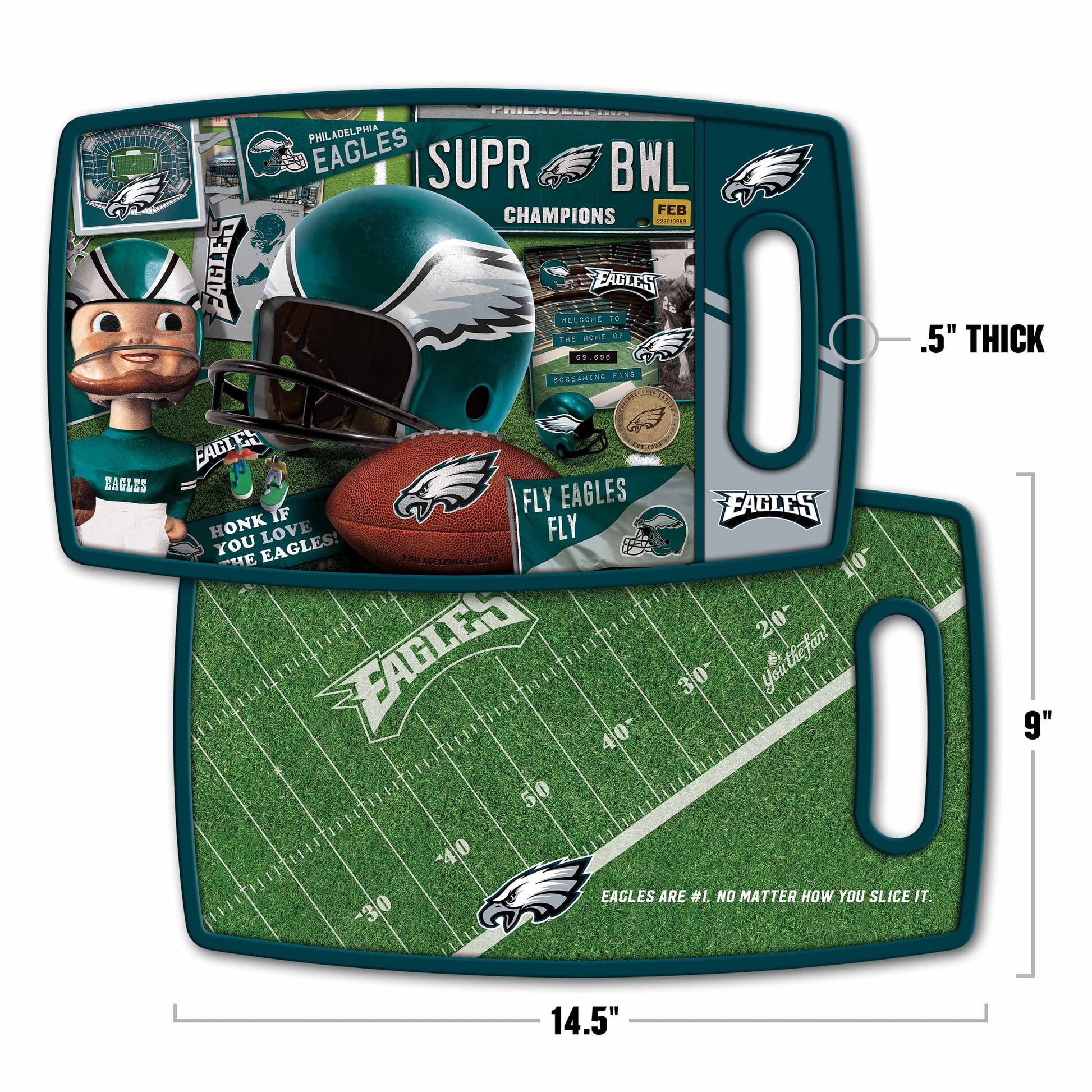Philadelphia Eagles Retro Series Cutting Board Alt 1