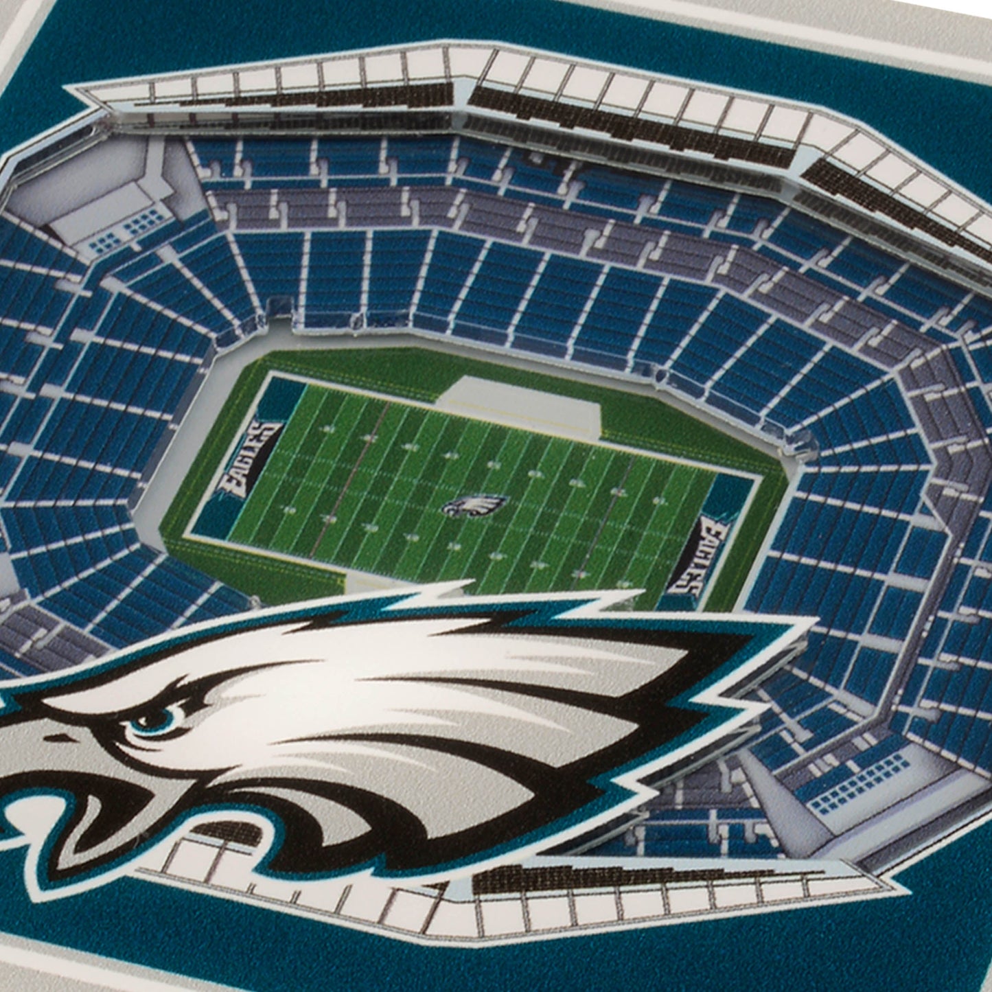 NFL Philadelphia Eagles StadiumView Cribbage Game