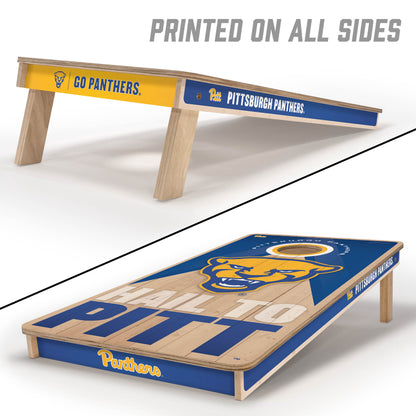 NCAA Pittsburgh Panthers 2' x 4' Slogan Series Cornhole