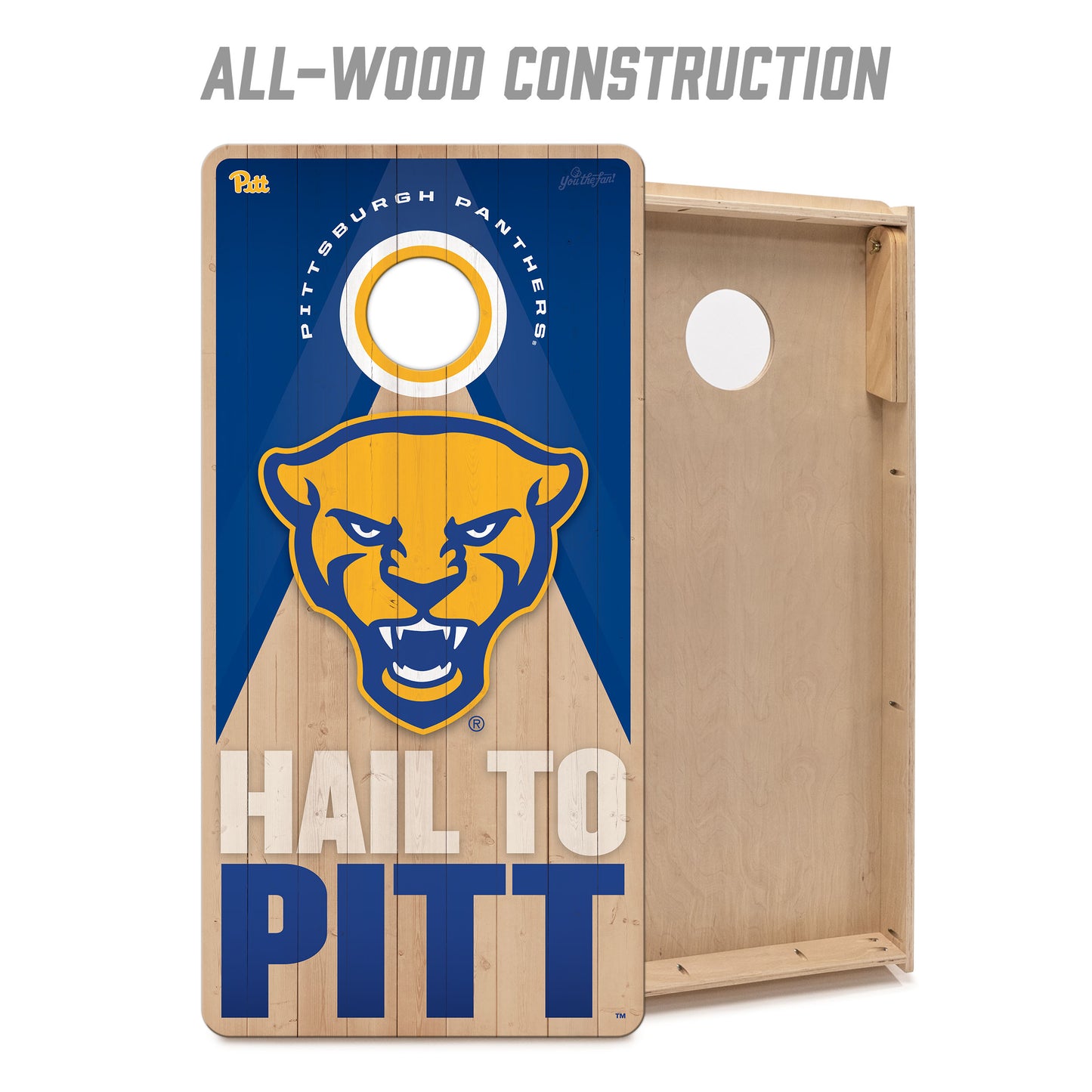 NCAA Pittsburgh Panthers 2' x 4' Slogan Series Cornhole