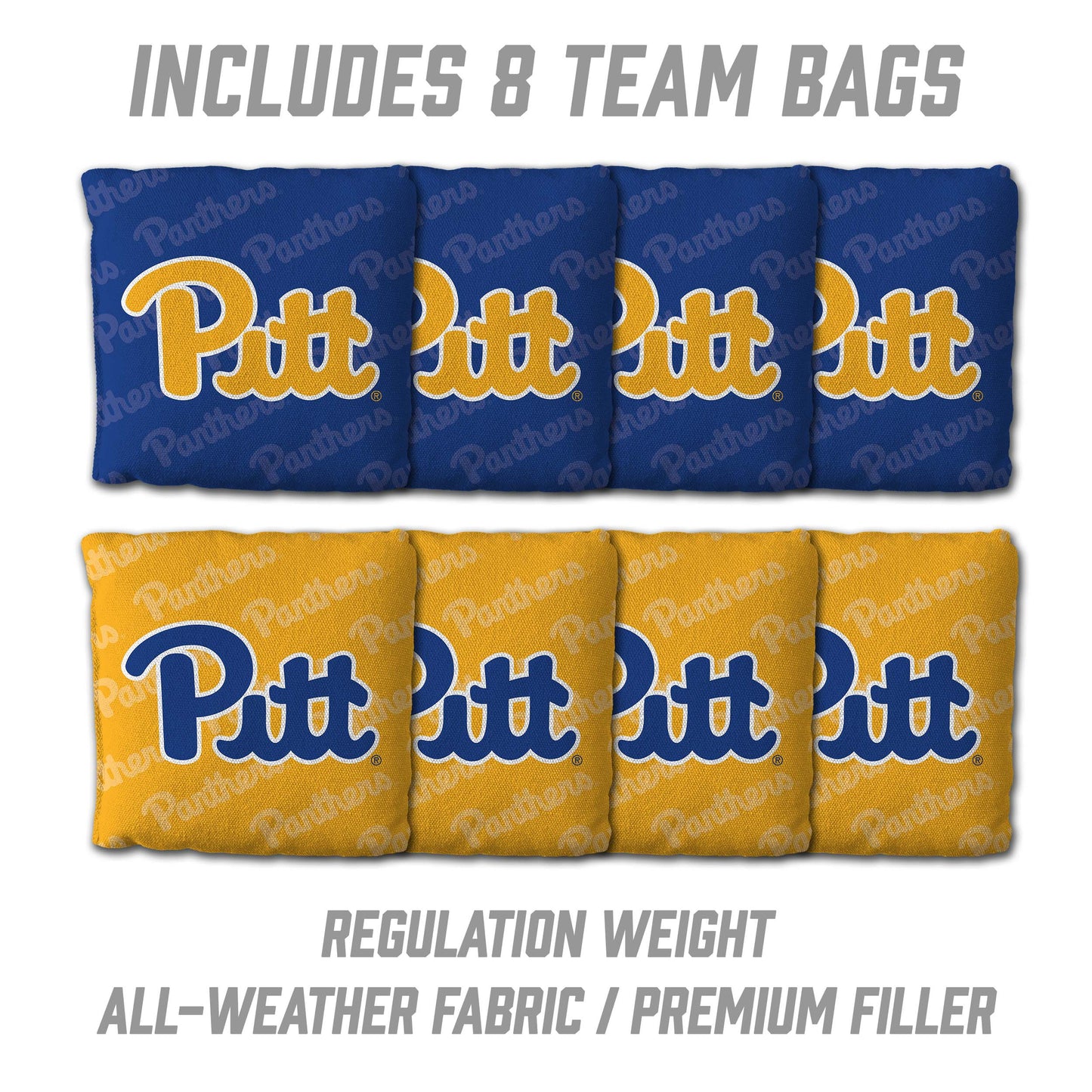 NCAA Pittsburgh Panthers 2' x 4' Slogan Series Cornhole