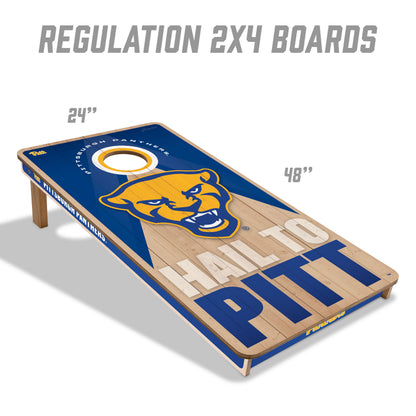 NCAA Pittsburgh Panthers 2' x 4' Slogan Series Cornhole