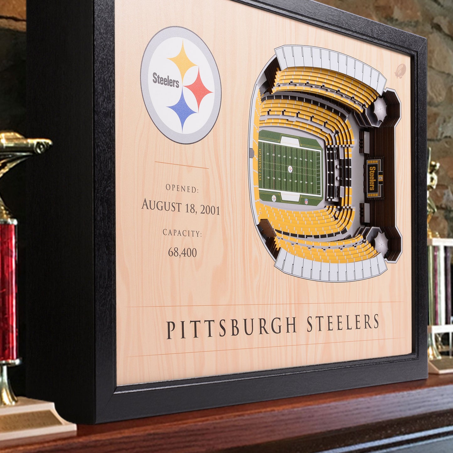 NFL Pittsburgh Steelers 25-Layer StadiumView Wallart