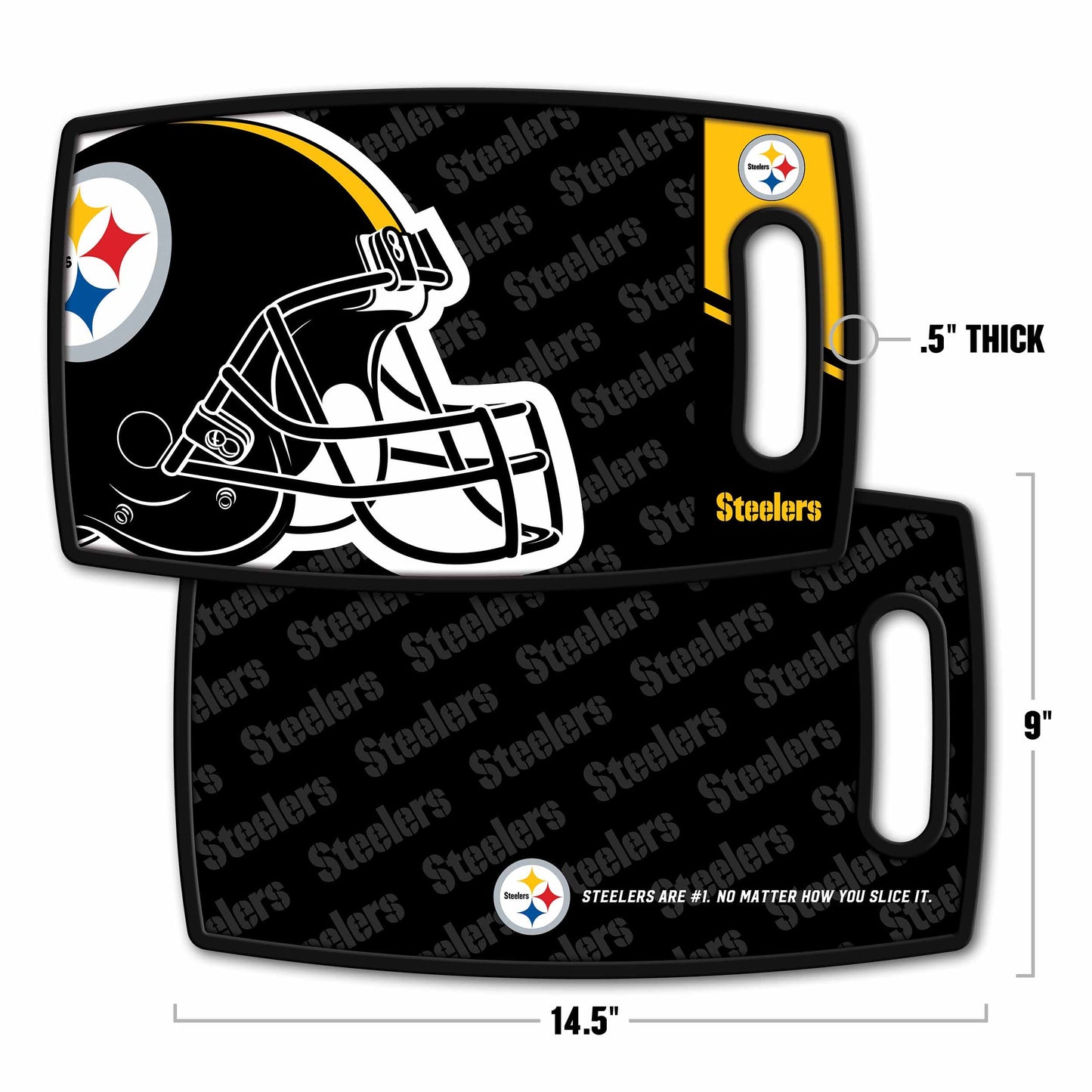 Pittsburgh Steelers Logo Series Cutting Board Alt 1
