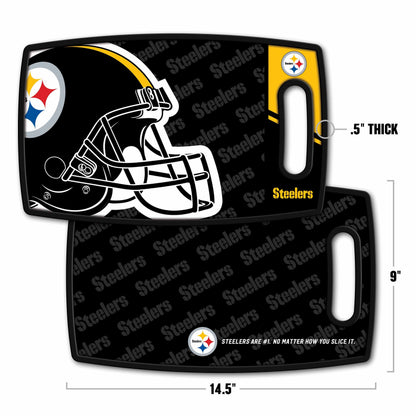Pittsburgh Steelers Logo Series Cutting Board Alt 1