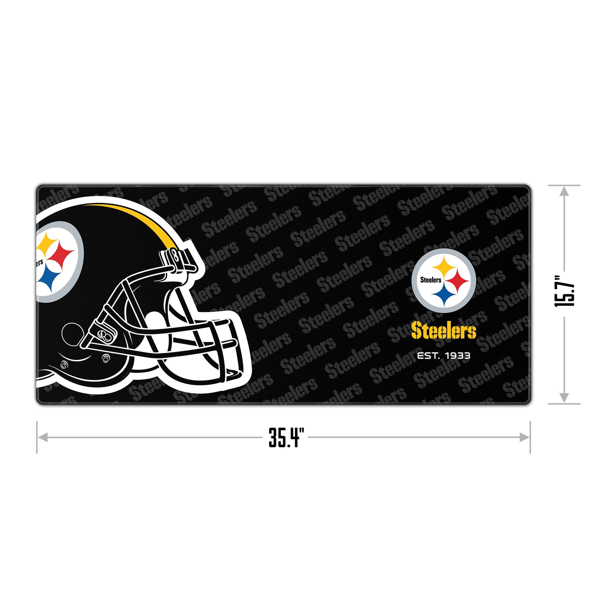 Pittsburgh Steelers Logo Series Desk Pad Alt 1