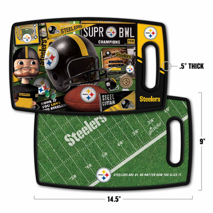 Pittsburgh Steelers Retro Series Cutting Board Alt 1
