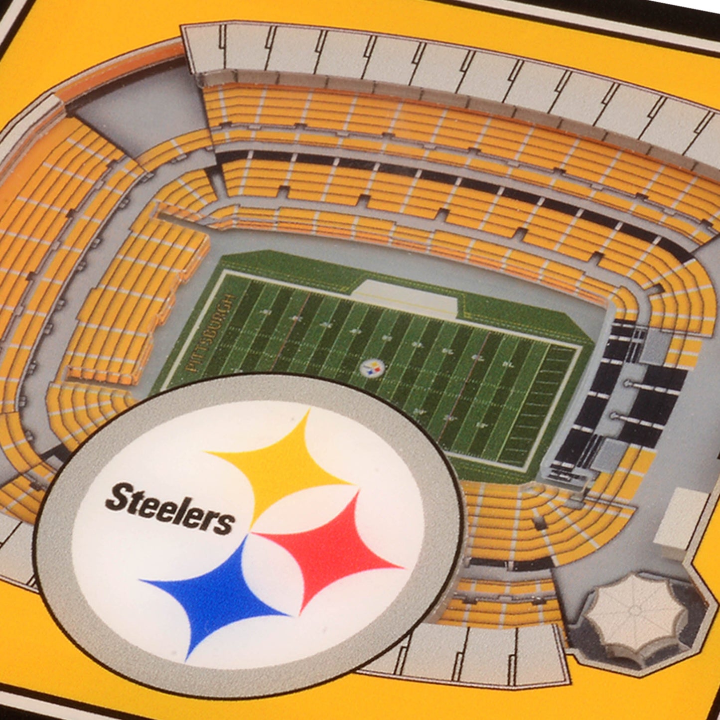 NFL Pittsburgh Steelers StadiumView Cribbage Game