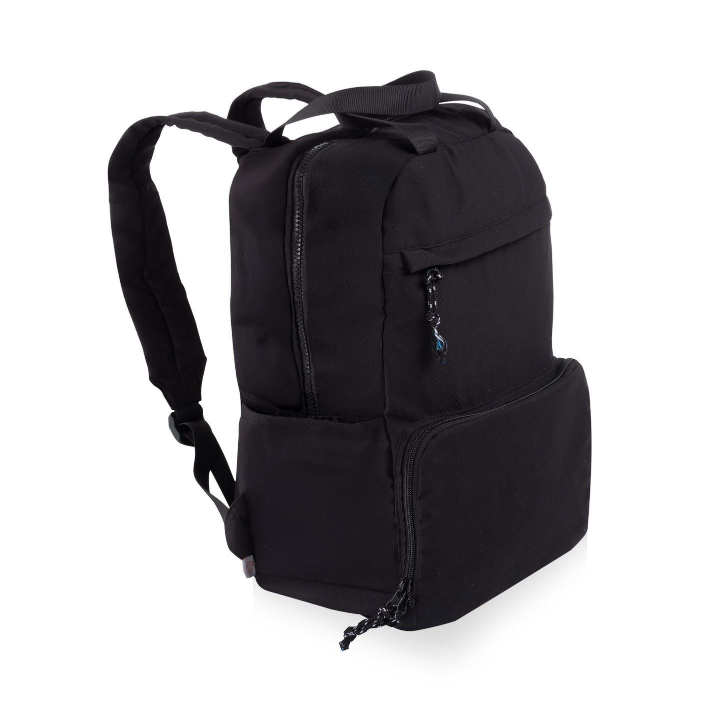 Travel Convertible Backpack with Cooler - Black