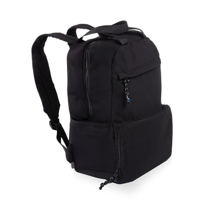 Travel Convertible Backpack with Cooler - Black