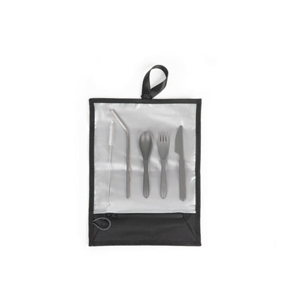 Tarana Recycled Lunch Bag Cooler with Utensils