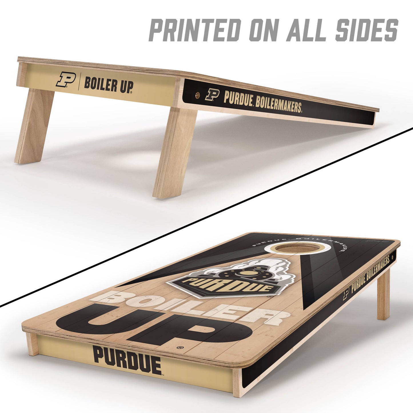 NCAA Purdue Boilermakers 2' x 4' Slogan Series Cornhole