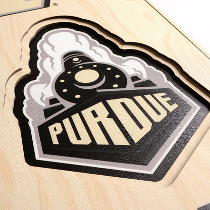 NCAA Purdue Boilermakers BB 3D Stadium Banner 8' X 32'