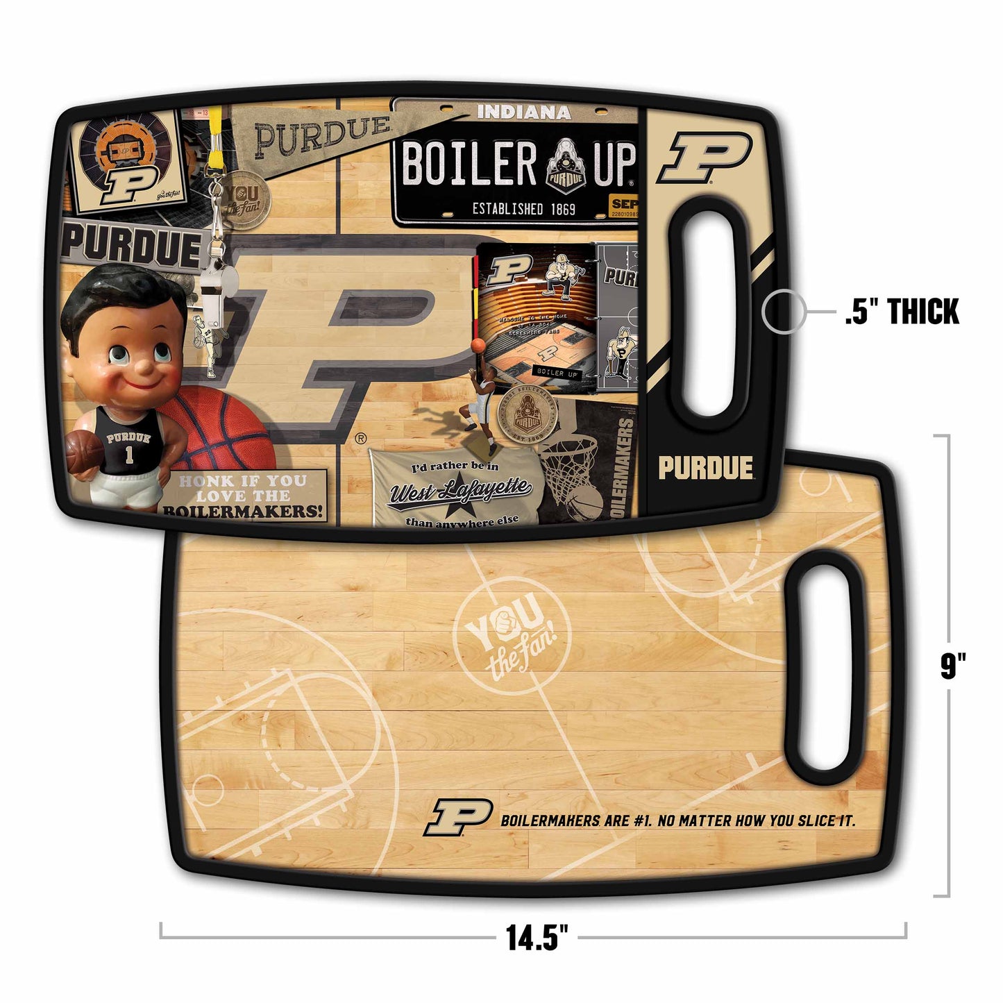 NCAA Purdue Boilermakers Retro Series Cutting Board