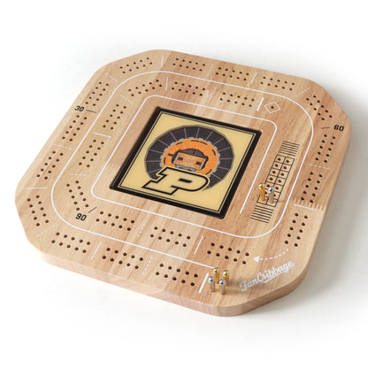 NCAA Purdue Boilermakers BB StadiumView Cribbage