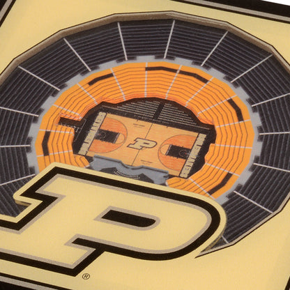 NCAA Purdue Boilermakers BB StadiumView Cribbage