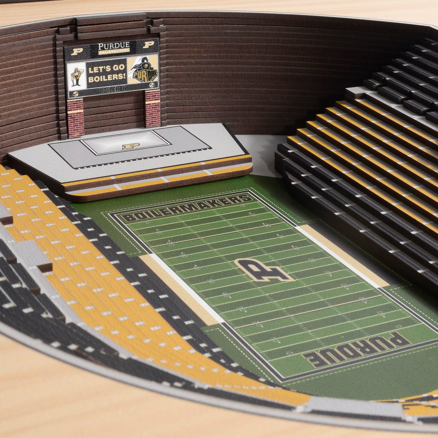 NCAA Purdue Boilermakers 25-Layer StadiumView Wallart