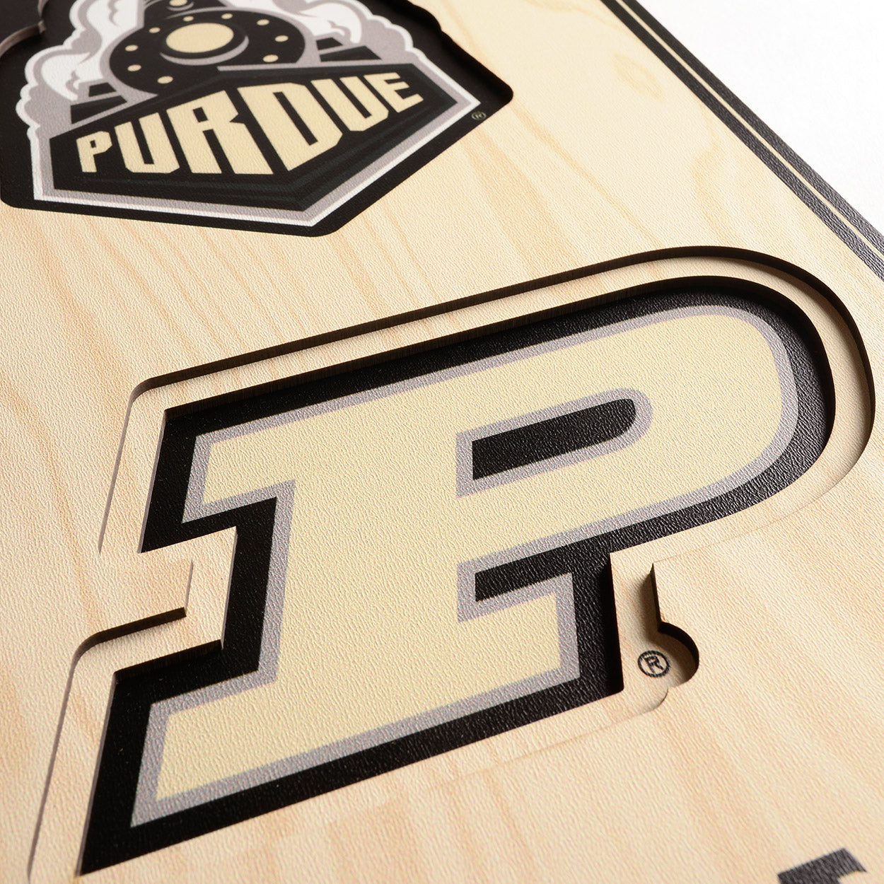 NCAA Purdue Boilermakers FB 3D Stadium Banner 8' X 32'