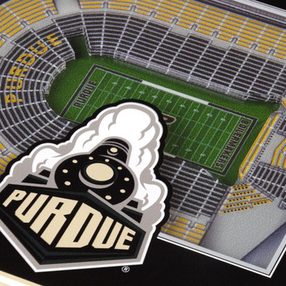 NCAA Purdue Boilermakers FB StadiumView Cribbage