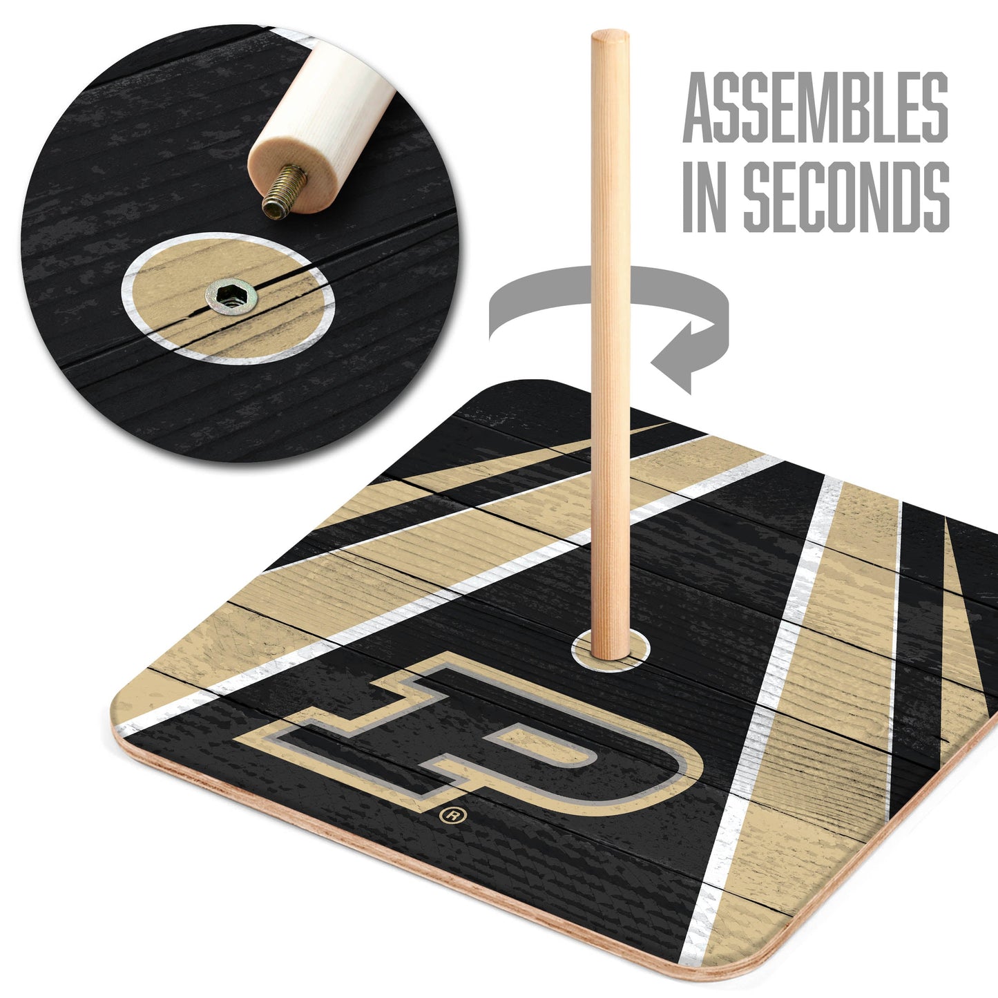 NCAA Purdue Boilermakers Horseshoe Bag Game