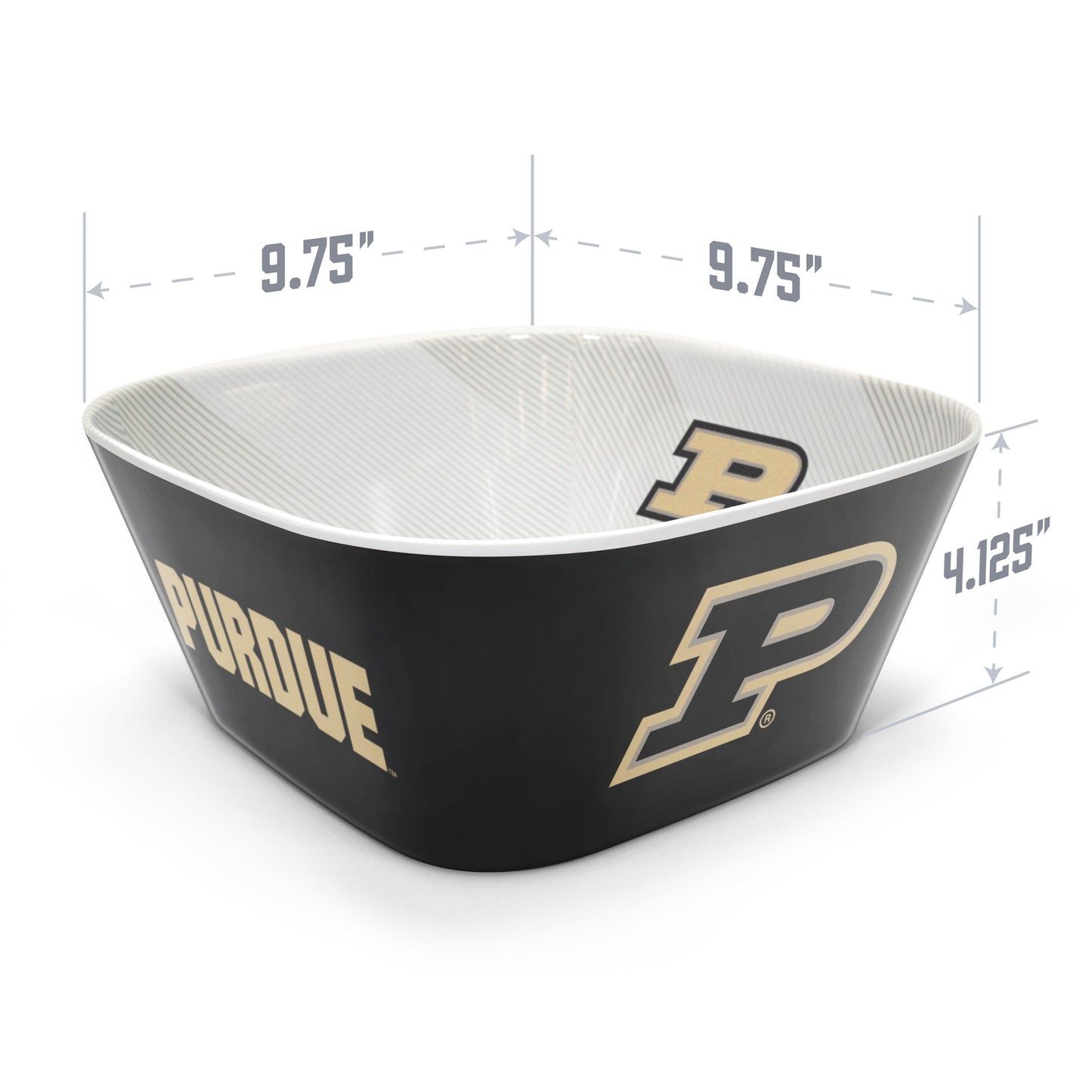 Purdue Boilermakers Large Party Bowl Alt 3