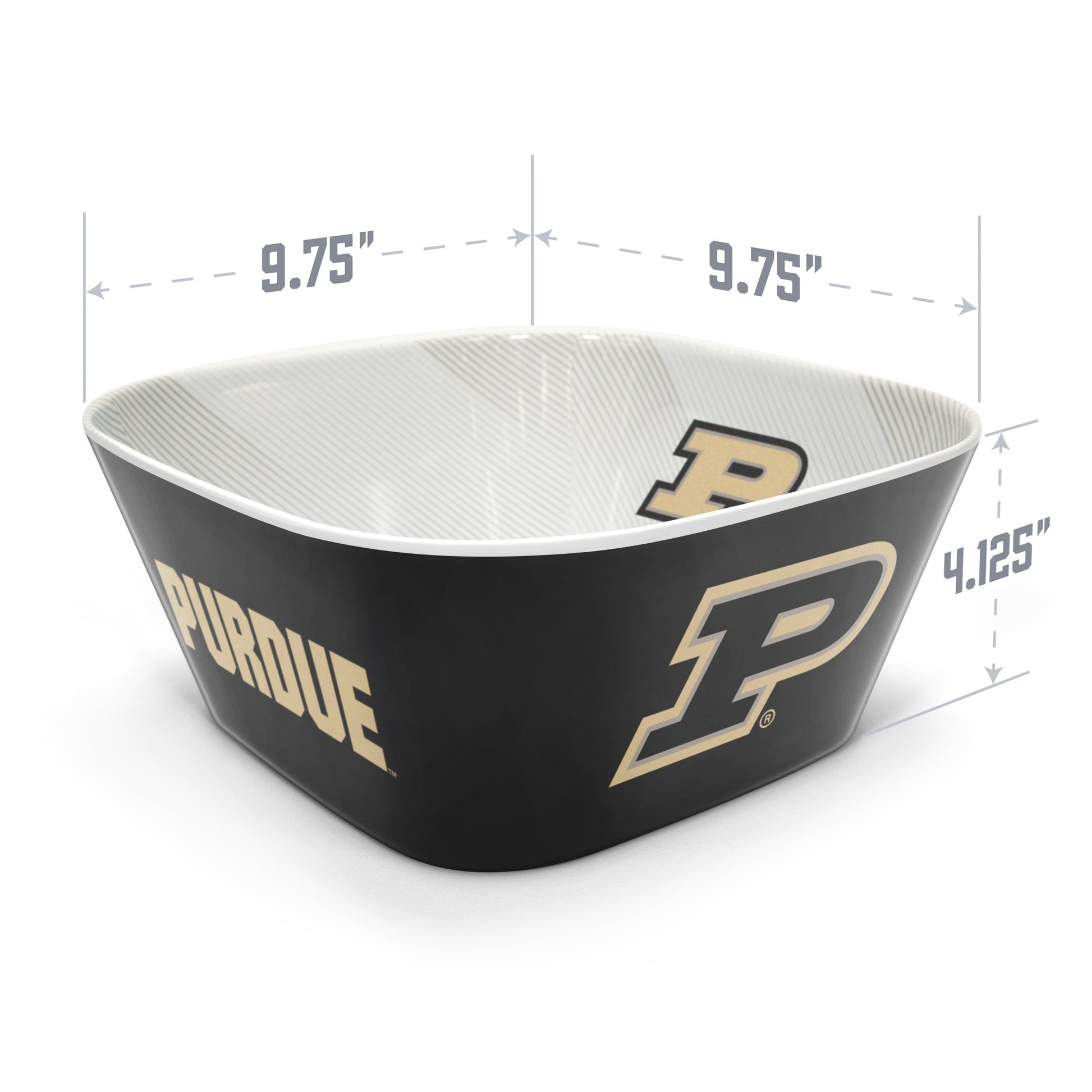 Purdue Boilermakers Large Party Bowl Alt 3