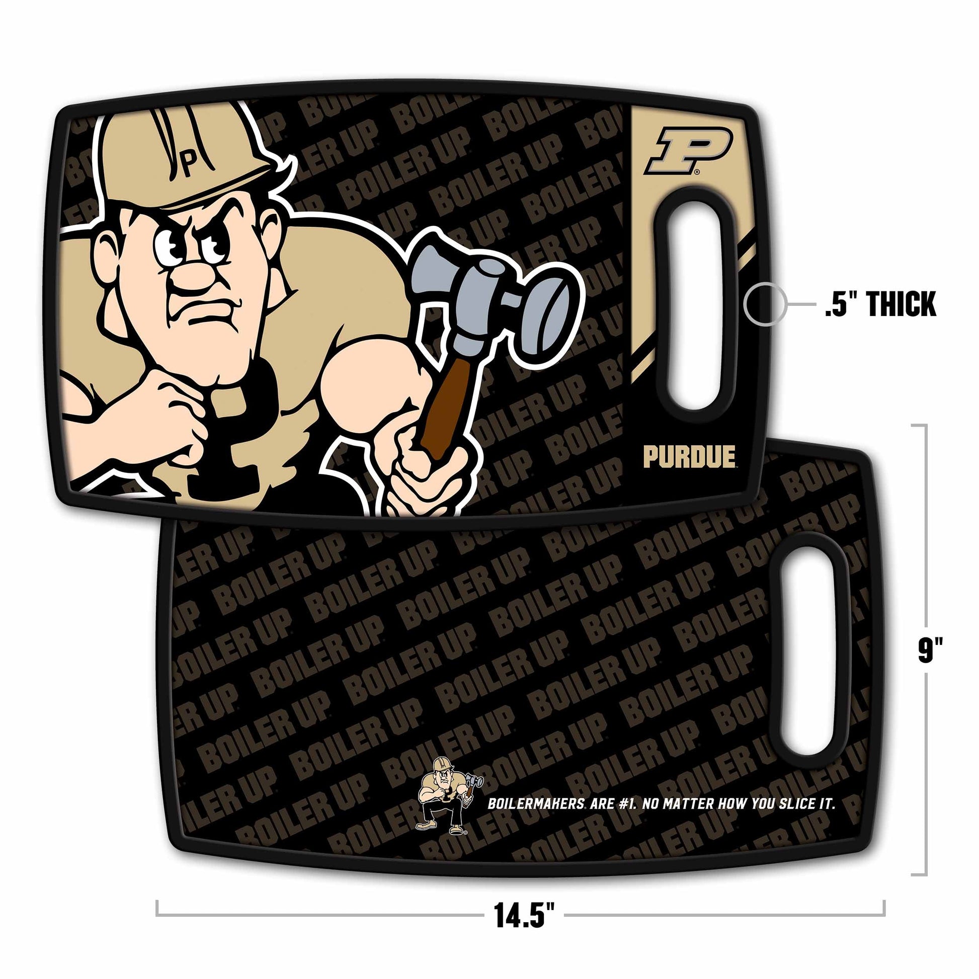 Purdue Boilermakers Logo Series Cutting Board Alt 1