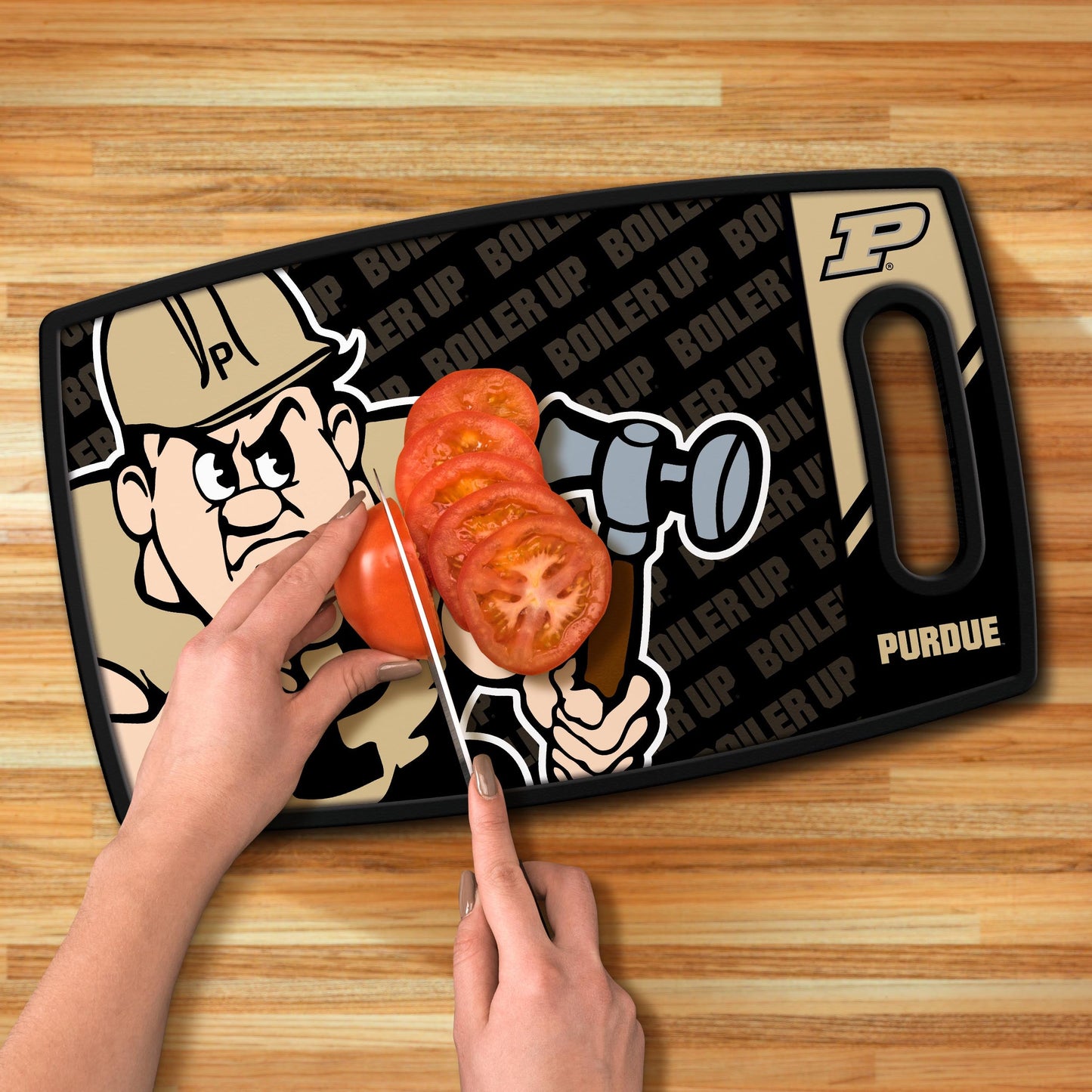 Purdue Boilermakers Logo Series Cutting Board Alt 3