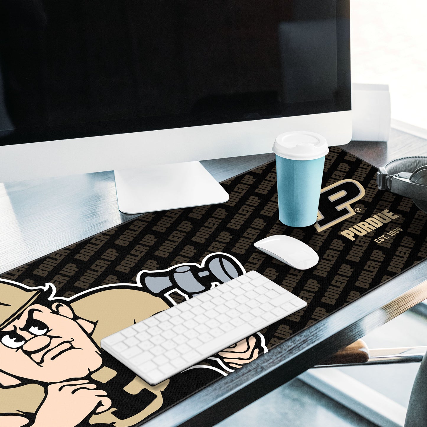 Purdue Boilermakers Logo Series Desk Pad Alt 2