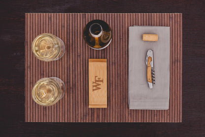 Wake Forest Demon Deacons - Elan Deluxe Corkscrew In Bamboo Box