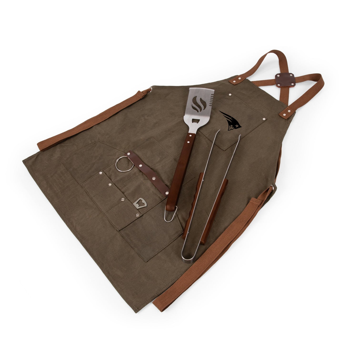 New England Patriots - BBQ Apron with Tools & Bottle Opener