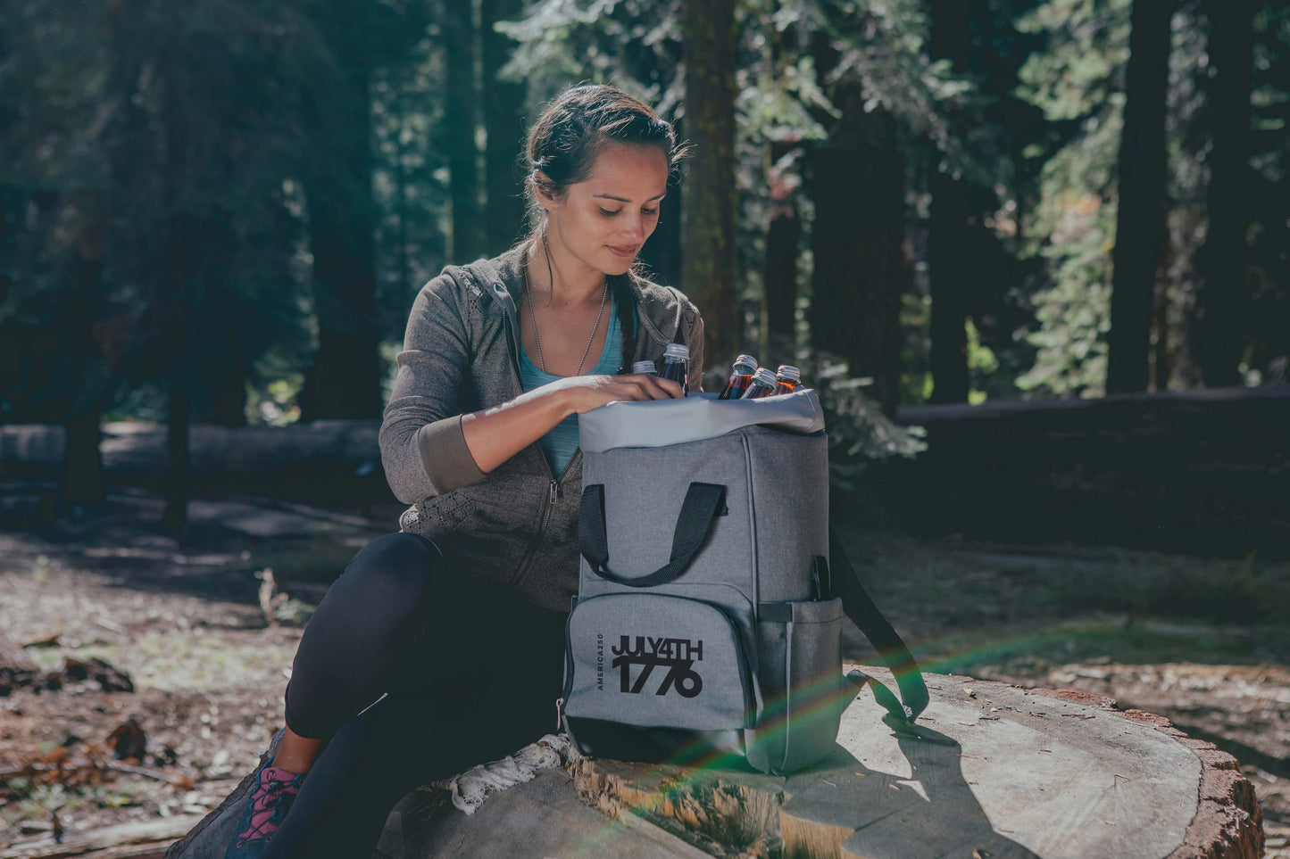 America250 - On The Go Roll-Top Backpack Cooler