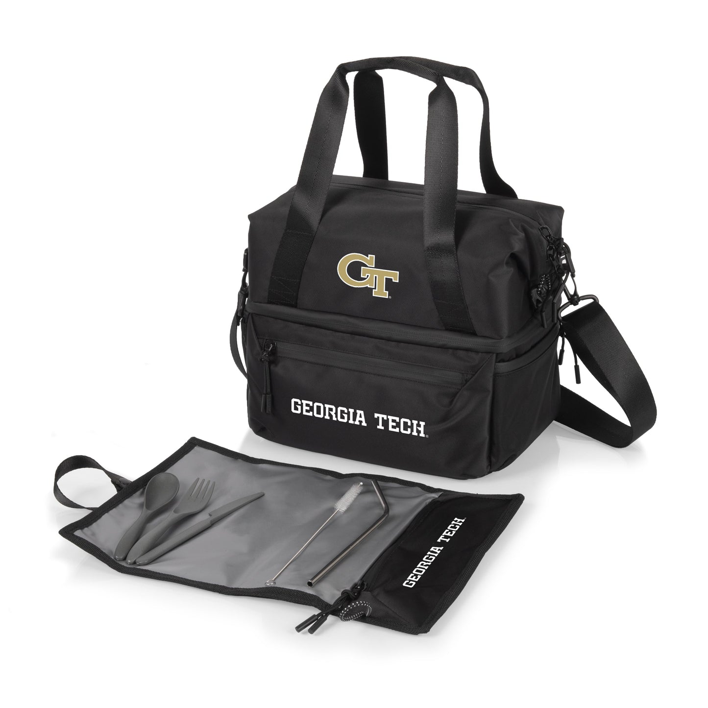 Georgia Tech Yellow Jackets - Tarana Recycled Lunch Bag Cooler with Utensils