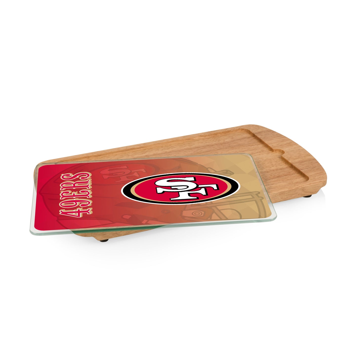 San Francisco 49ers - Billboard Glass Top Serving Tray