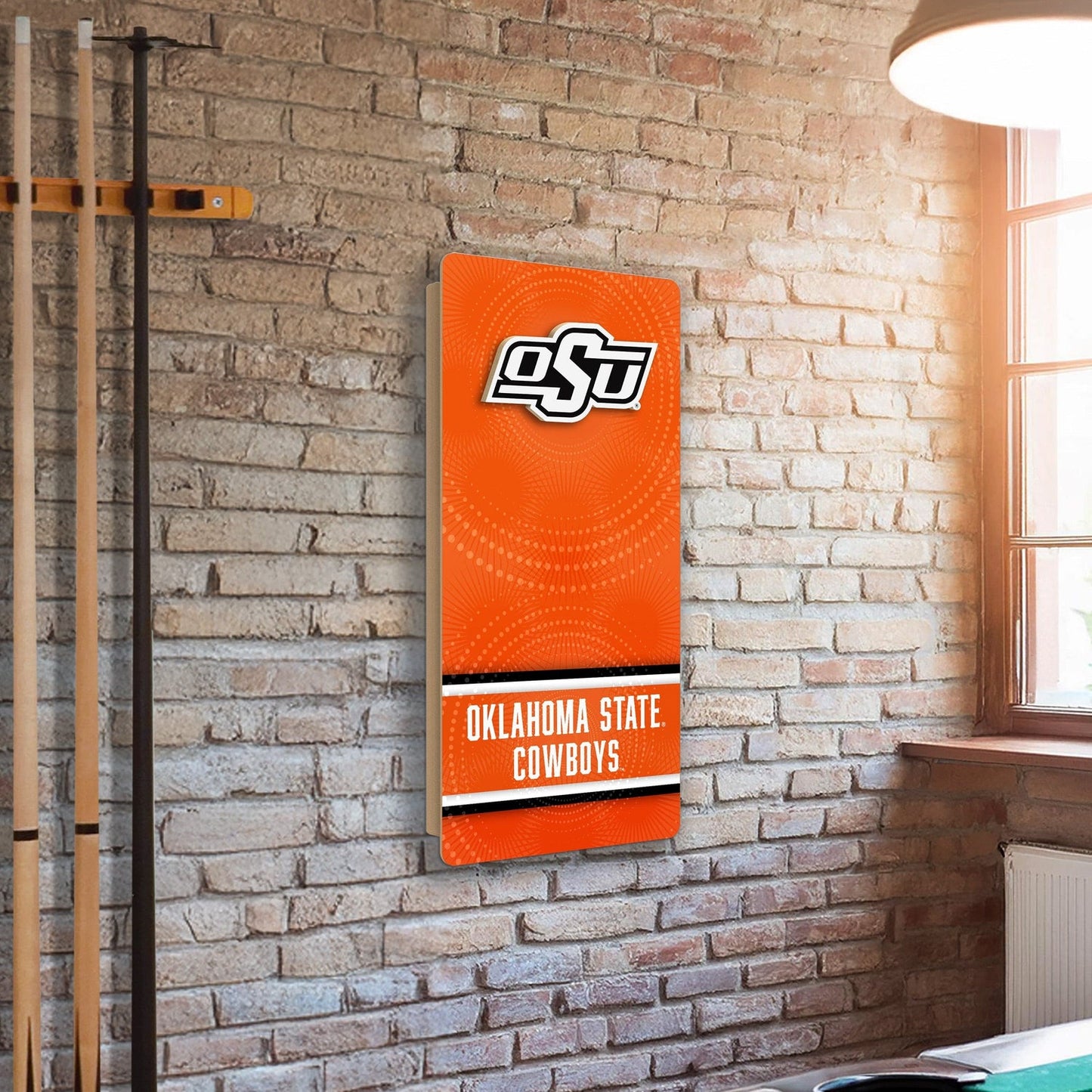 NCAA Wall Art thats also Corn Hole -Oklahoma State University