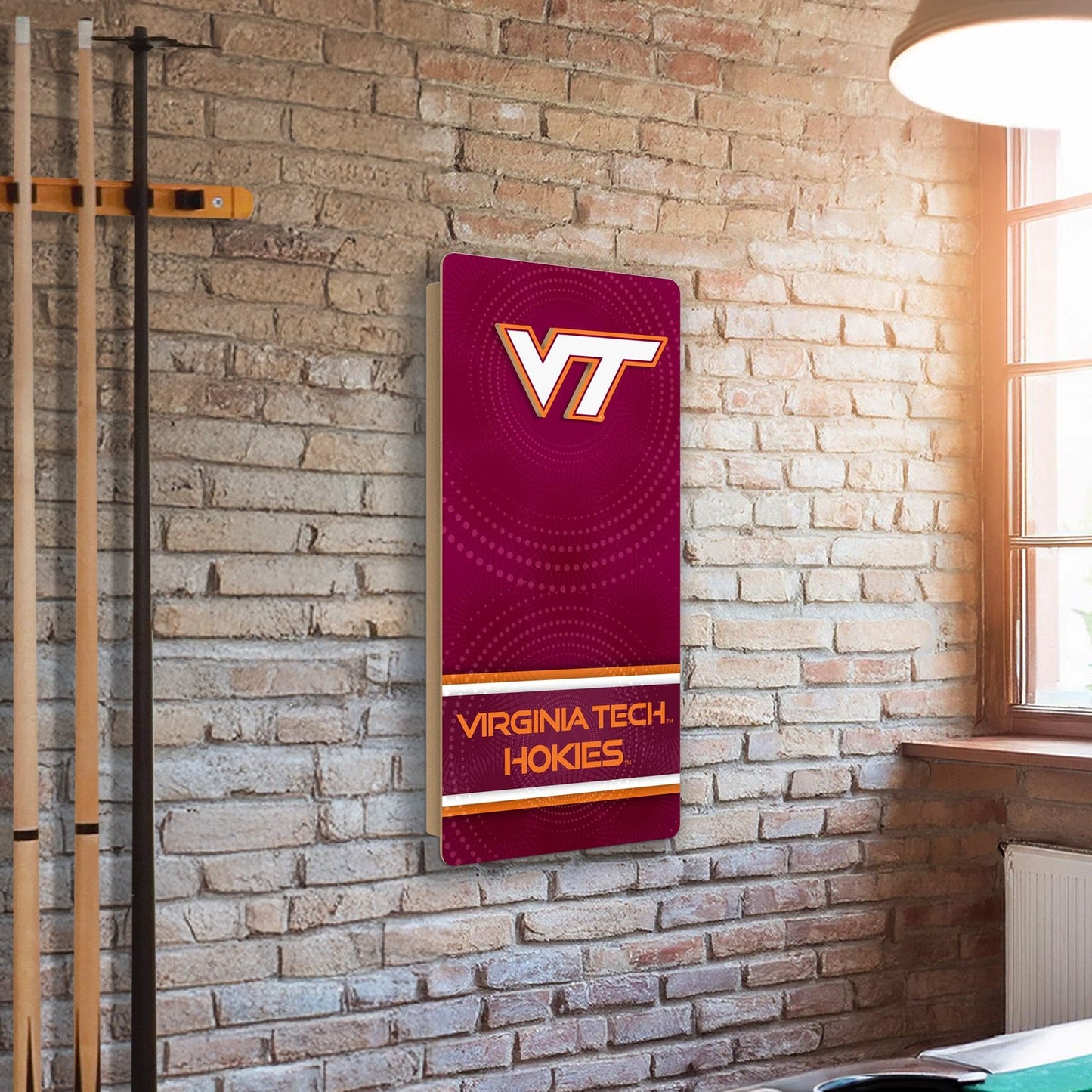 NCAA Wall Art thats also Corn Hole -Virginia Tech