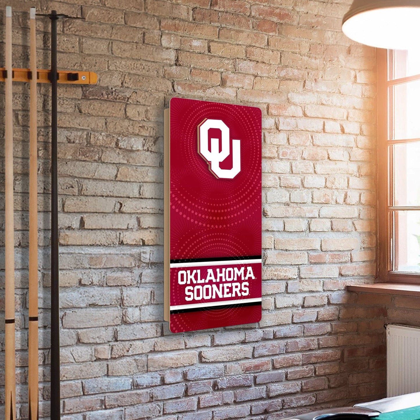 NCAA Wall Art thats also Corn Hole -University of Oklahoma