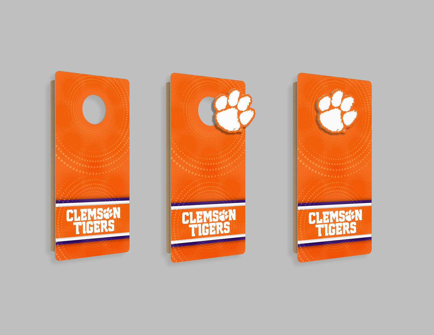 Clemson

NCAA Wall Art thats also Corn Hole -Clemson University