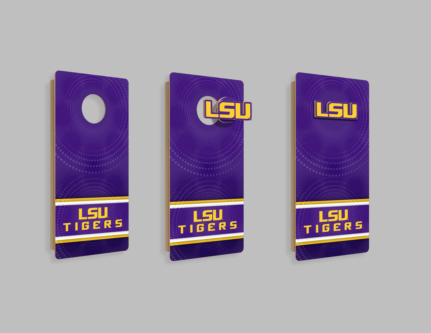 NCAA Wall Art thats also Corn Hole -LSU