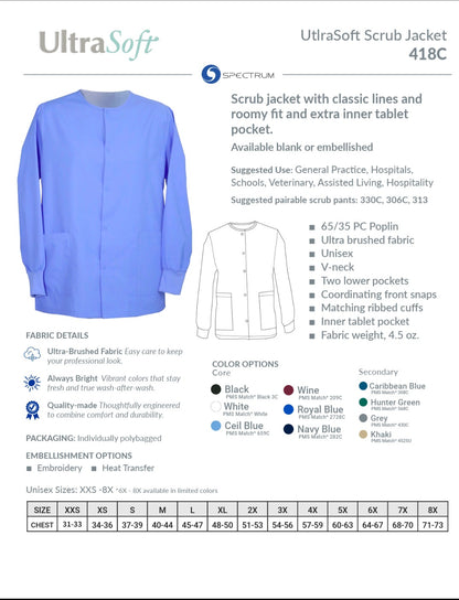 418C Scrub Jacket