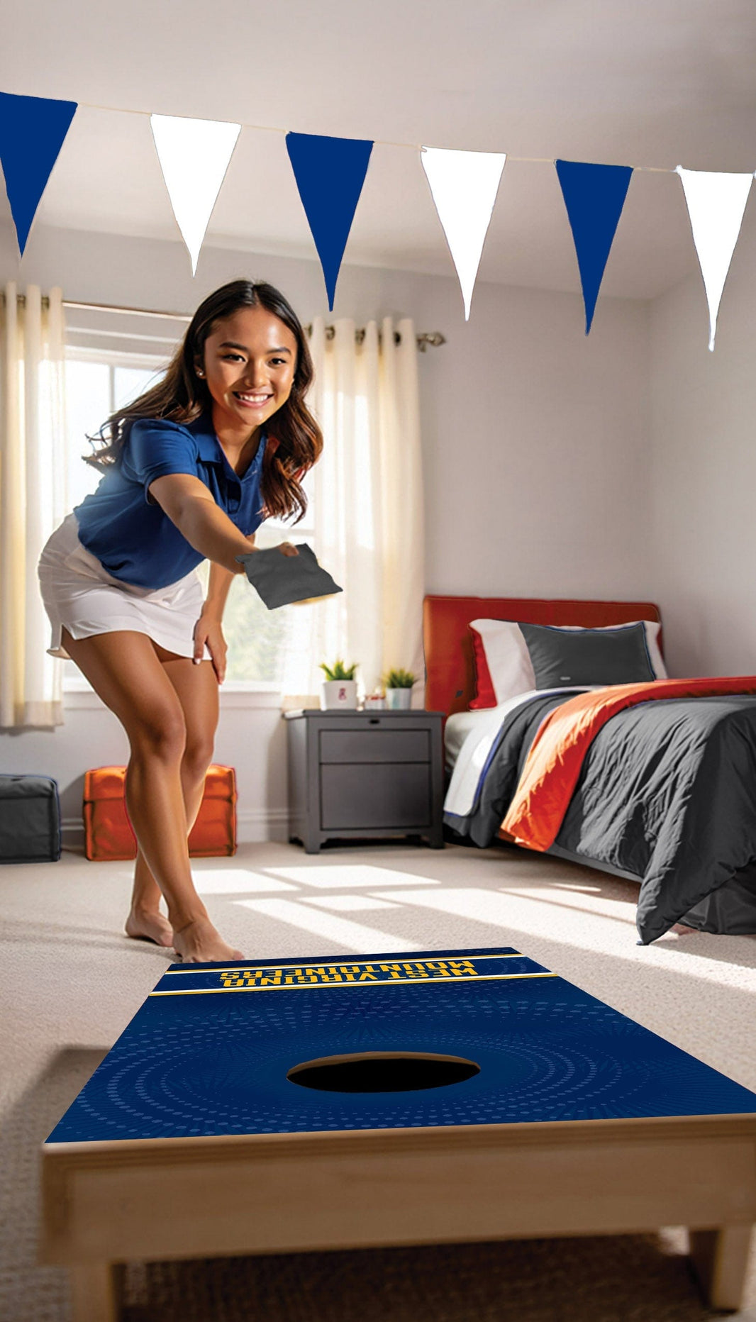 West Virginia

NCAA Wall Art thats also Corn Hole -West Virginia University