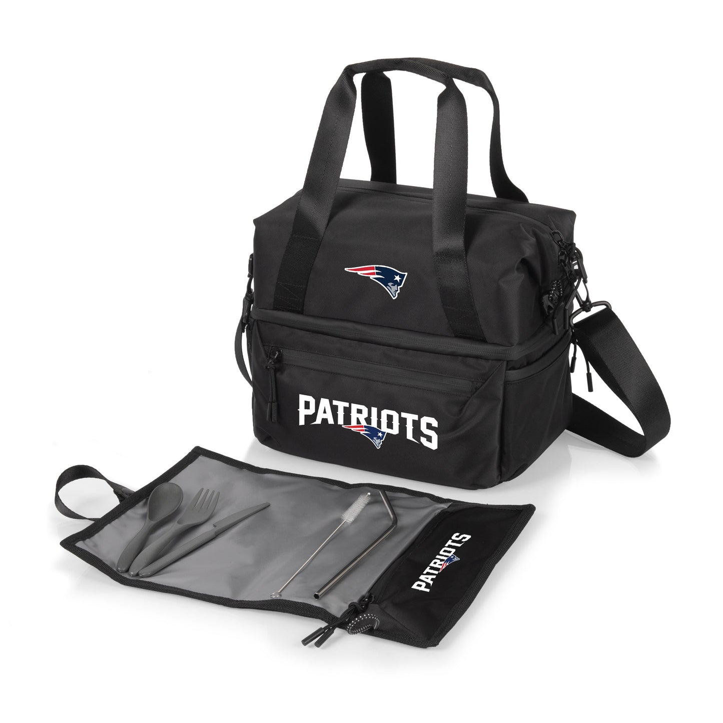 New England Patriots - Tarana Recycled Lunch Bag Cooler with Utensils