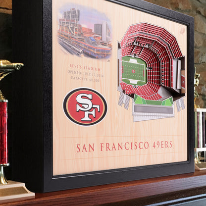 NFL San Francisco 49ers 25-Layer StadiumView Wallart